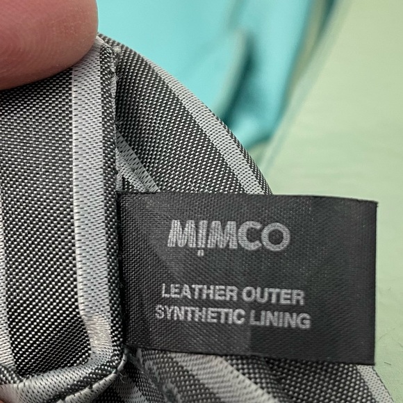 Mimco leather shoulder bag purse Retro Y2K - Picture 10 of 15